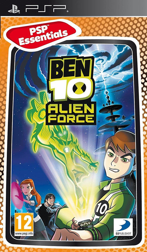 Ben 10: Alien Force Essentials PSP játék doboza
