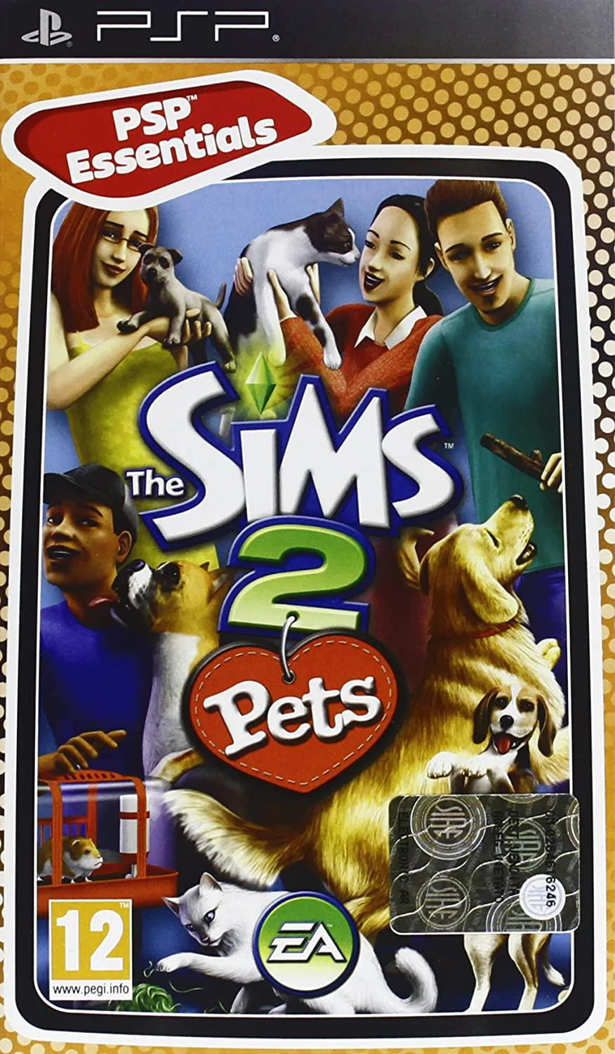 The Sims 2: Pets Essentials PSP játék – olasz borítóval