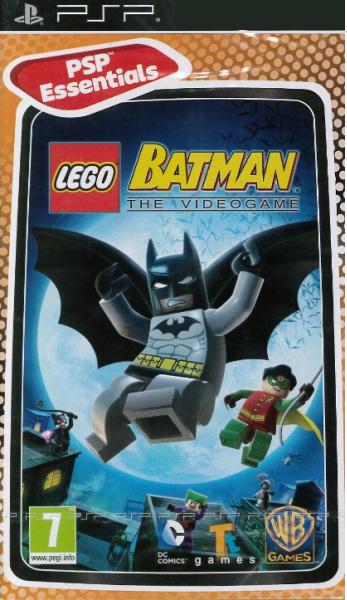 LEGO Batman: The Videogame Essentials PSP játék dobozborítója