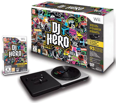 DJ Hero turntable bundle dobozborító Nintendo Wii