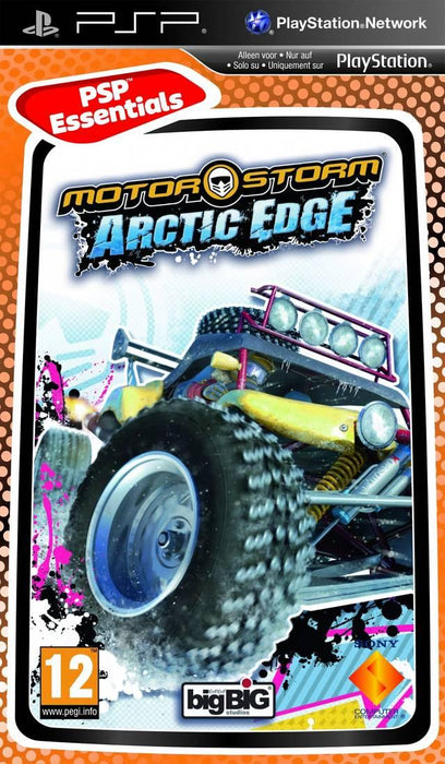 MotorStorm: Arctic Edge Essentials PSP játék doboza
