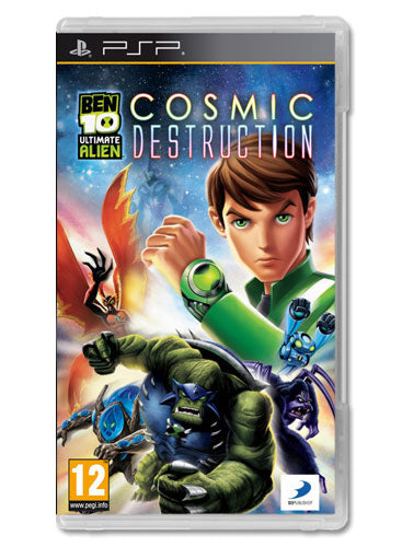 Ben 10: Ultimate Alien - Cosmic Destruction Essentials PSP játék borítója