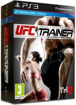 UFC Personal Trainer The Ultimate Fitness System PS3 játék doboza övvel