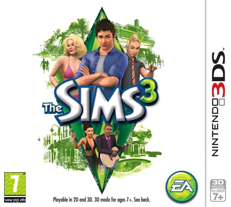 The Sims 3 Nintendo 3DS játék doboza