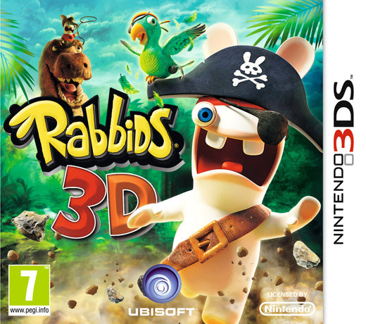Rabbids 3D Nintendo 3DS játék doboza