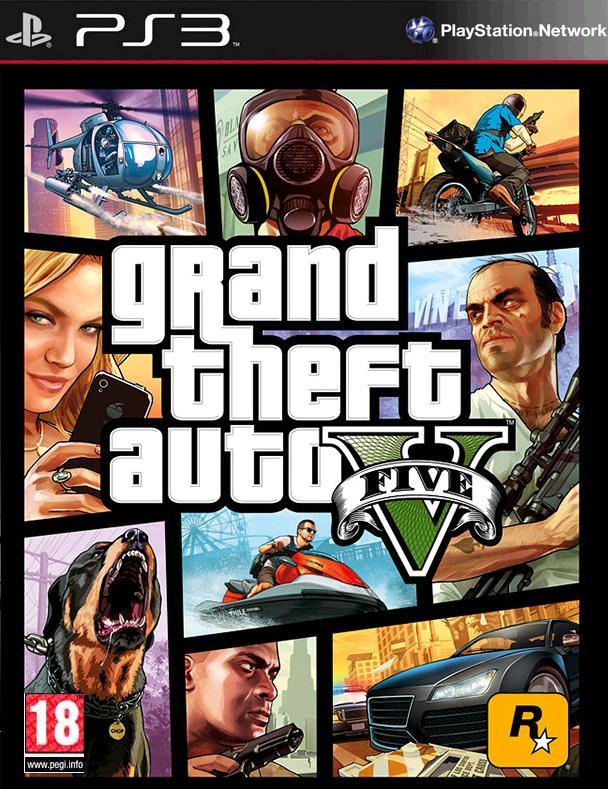 Grand Theft Auto V PlayStation 3 játék borítója