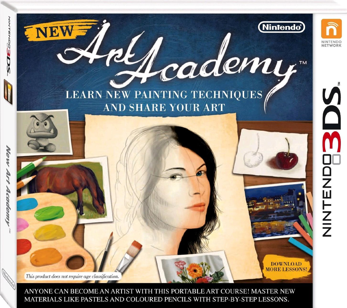 New Art Academy Nintendo 3DS játék doboza