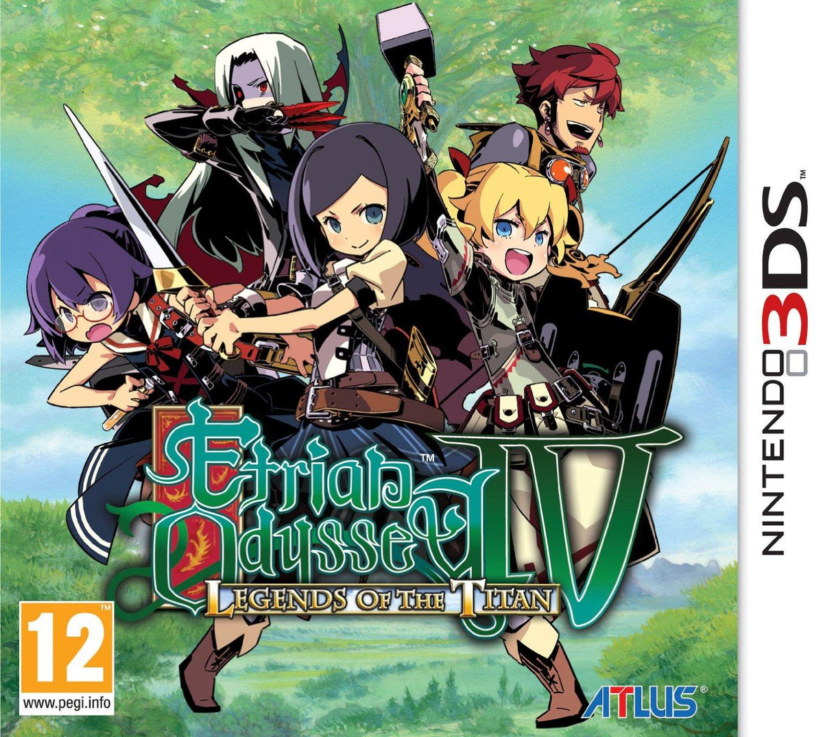 Etrian Odyssey IV: Legends of the Titan Nintendo 3DS borító