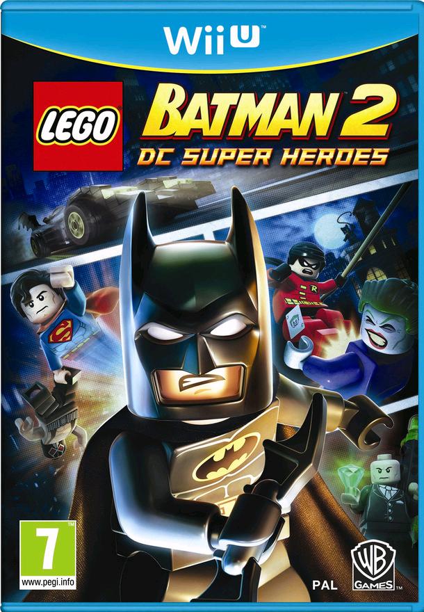 LEGO Batman 2: DC Super Heroes Wii U játék doboza – angol/dán kiadás