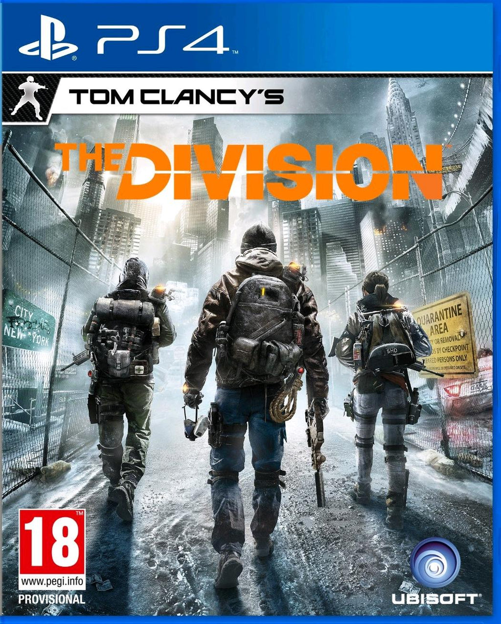 Tom Clancy's The Division PlayStation 4 játék doboza