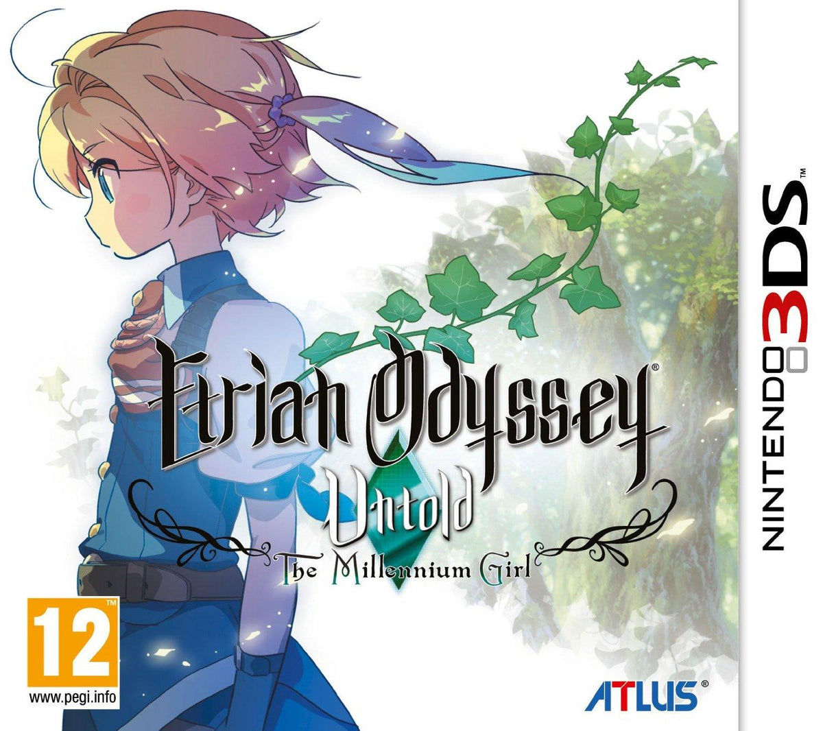 Etrian Odyssey Untold: The Millennium Girl Nintendo 3DS borító – európai kiadás