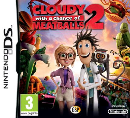 Cloudy with a Chance of Meatballs 2 Nintendo DS játék doboza